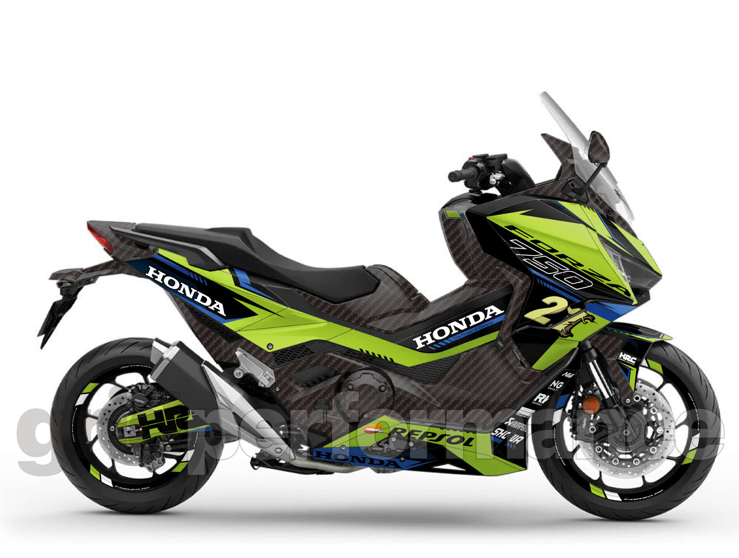 Forza 750 Full Graphic Vinyl Decal Kit (3-3.HRC21)