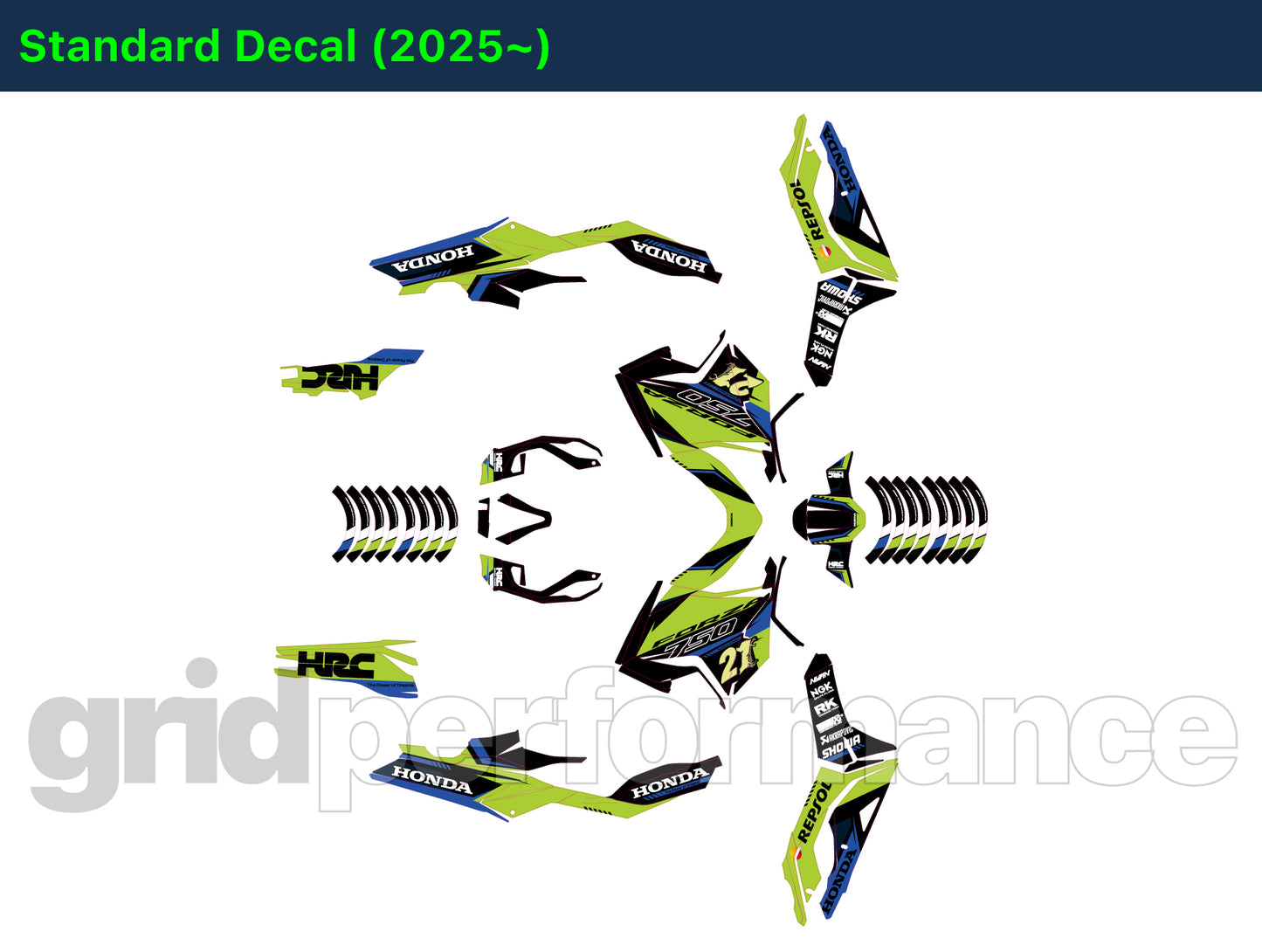 Forza 750 Full Graphic Vinyl Decal Kit (3-3.HRC21)