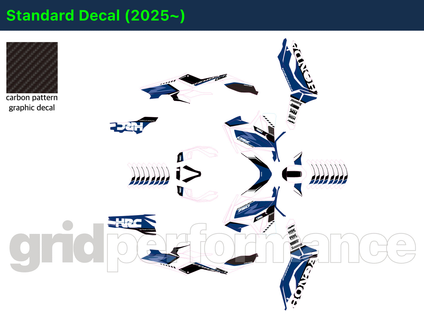 Forza 750 Full Graphic Vinyl Decal Kit (4-2.HRCRR)