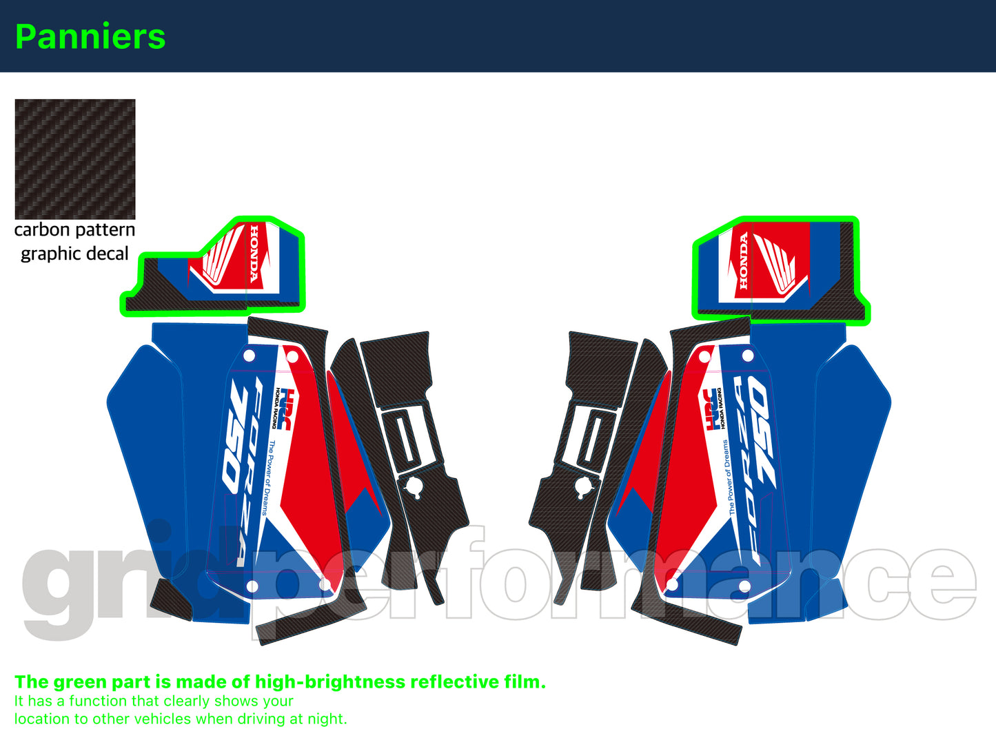 Forza 750 Full Graphic Vinyl Decal Kit (5-1.HRCRR)