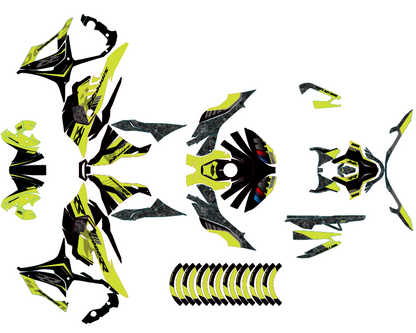 BMW S1000RR Full Graphic Vinyl Decal Kit (5-1.M)