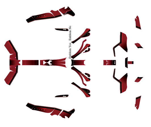 Indian Pursuit Challenger Roadmaster 112 Graphic Accent Graphic Decal Kit (1-6)