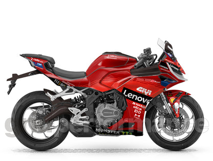 QJMOTO SRK 421RR Graphic Full Decal Vinyl Kit (1-1.Leno)