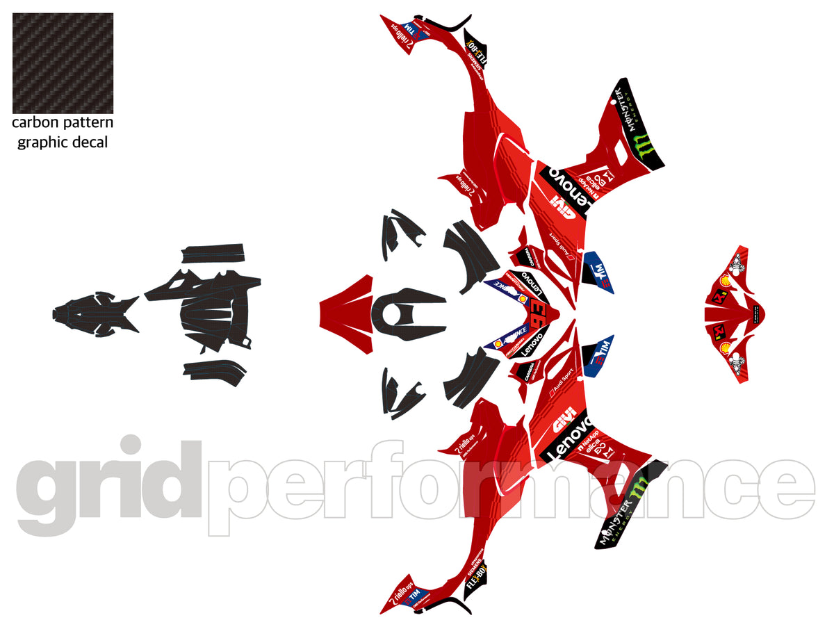 QJMOTO SRK 421RR Graphic Full Decal Vinyl Kit (1-1.Leno)