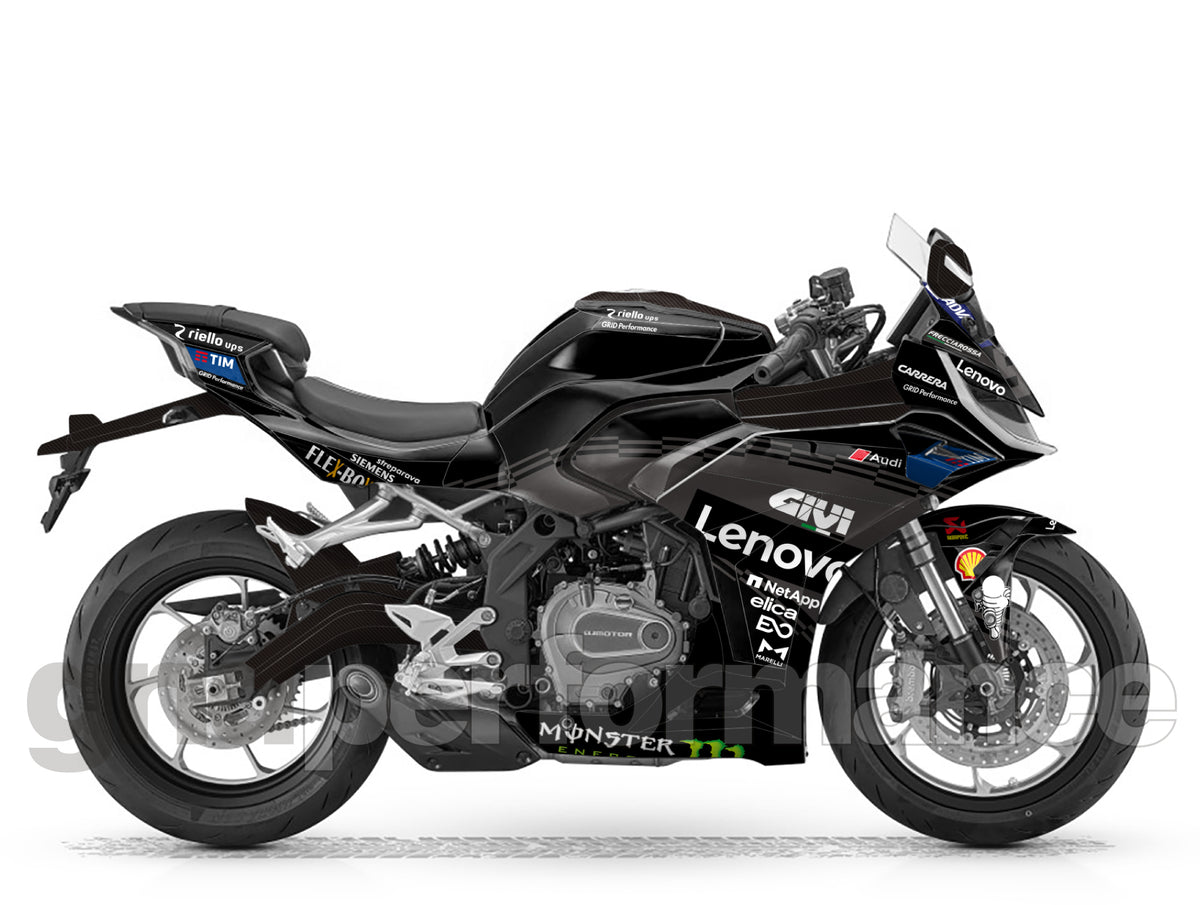 QJMOTO SRK 421RR Graphic Full Decal Vinyl Kit (1-3.Leno)