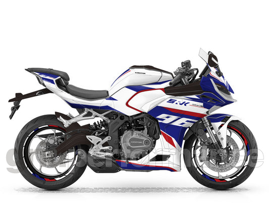 QJMOTOR SRK 421RR Graphic Full Decal Vinyl Kit (2-1)