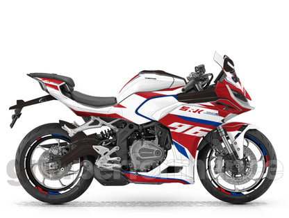 QJMOTOR SRK 421RR Graphic Full Decal Vinyl Kit (2-2)