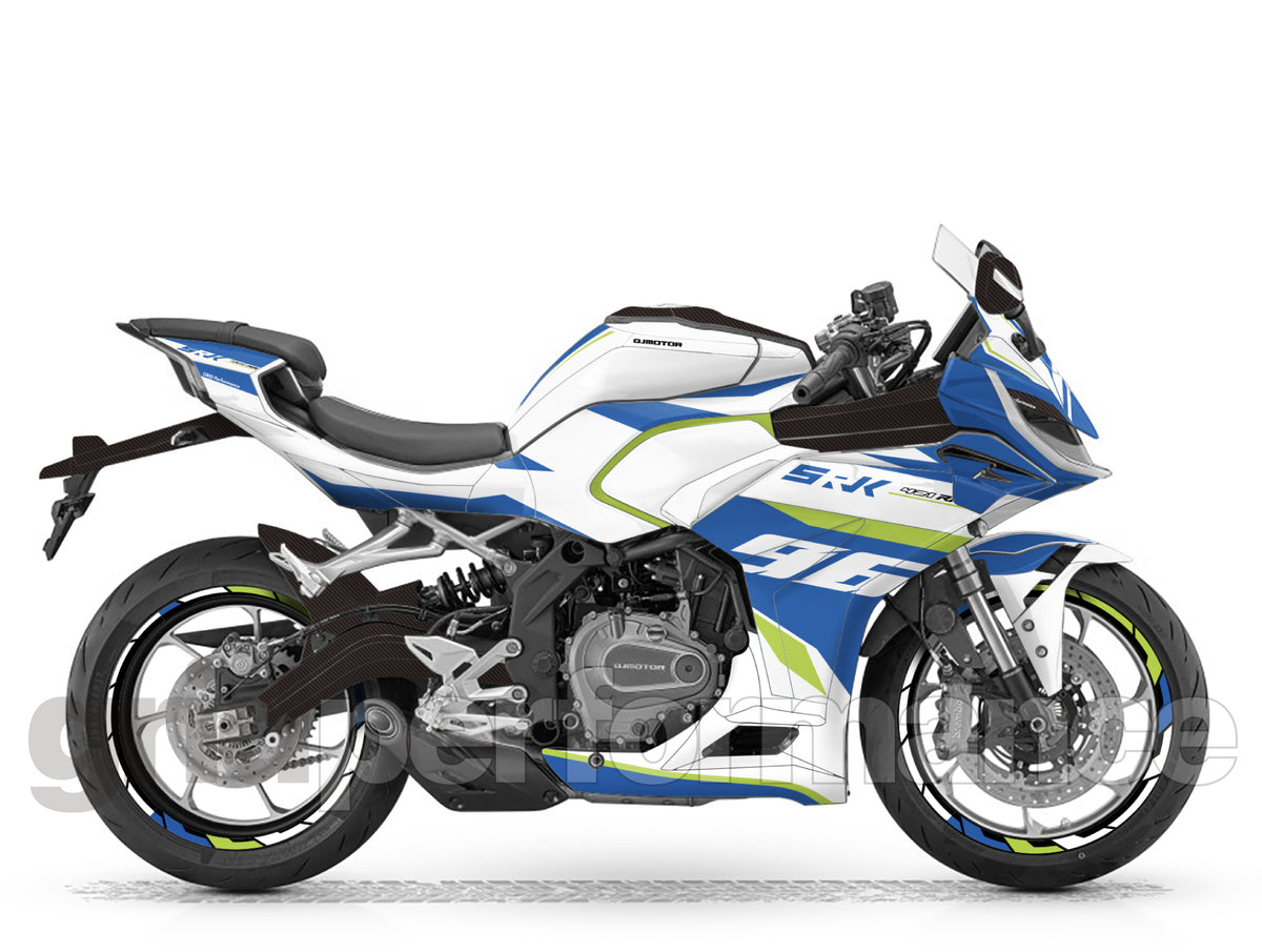 QJMOTOR SRK 421RR Graphic Full Decal Vinyl Kit (2-3)