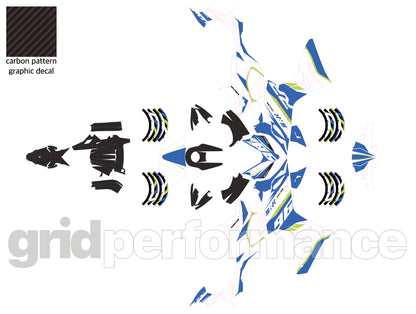 QJMOTOR SRK 421RR Graphic Full Decal Vinyl Kit (2-3)