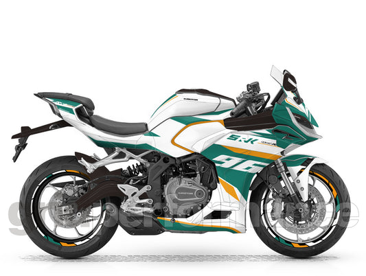 QJMOTOR SRK 421RR Graphic Full Decal Vinyl Kit (2-4)