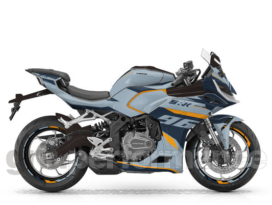 QJMOTOR SRK 421RR Graphic Full Decal Vinyl Kit (2-5)