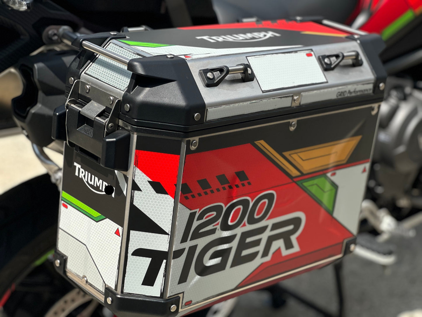 Triumph Tiger 1200 GT Explorer Custom Vinyl Graphic Decal Kit (1-1.Astray)