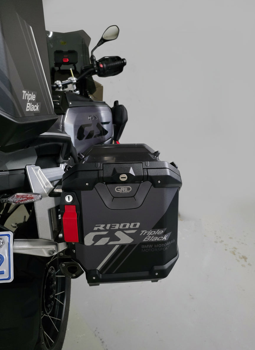 BMW R1300GS Adventure Pannier & Top Box Rear Reflective Decal Sticker (2-2.Digital Camo)