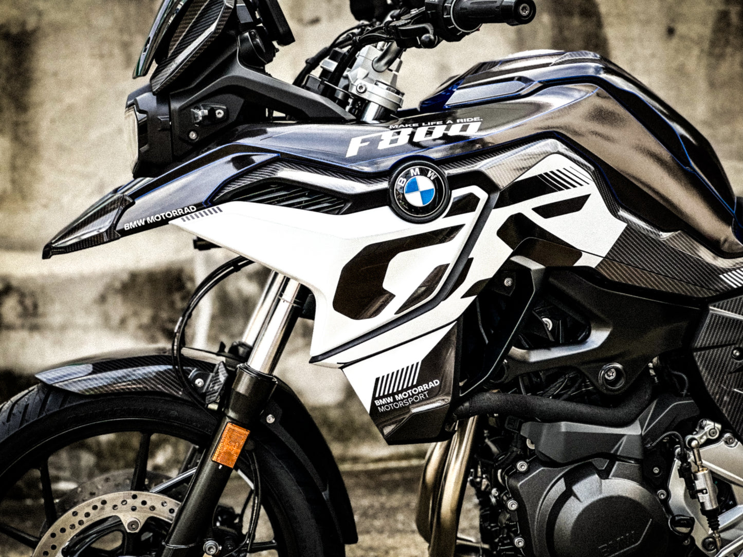 Full Graphic Vinyl Decal Kit F800GS (1-1)