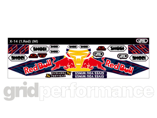 Shoei Helmet Chin Graphic Decal Kit