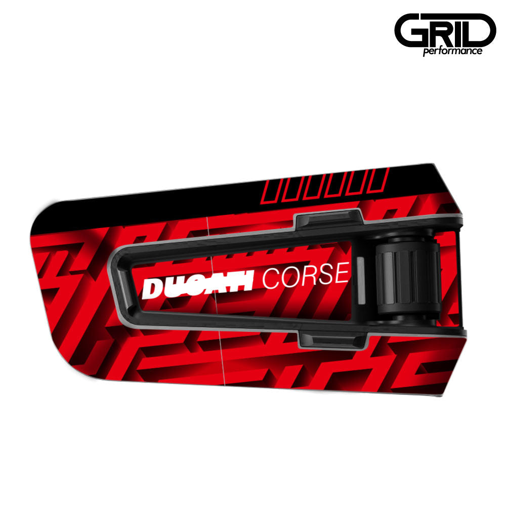 cardo Packtalk PRO Edge Neo Freecom 4X 2X Spirit Packtalk Bold Graphic Decal Sticker Kit (2.Marq Red Duca)
