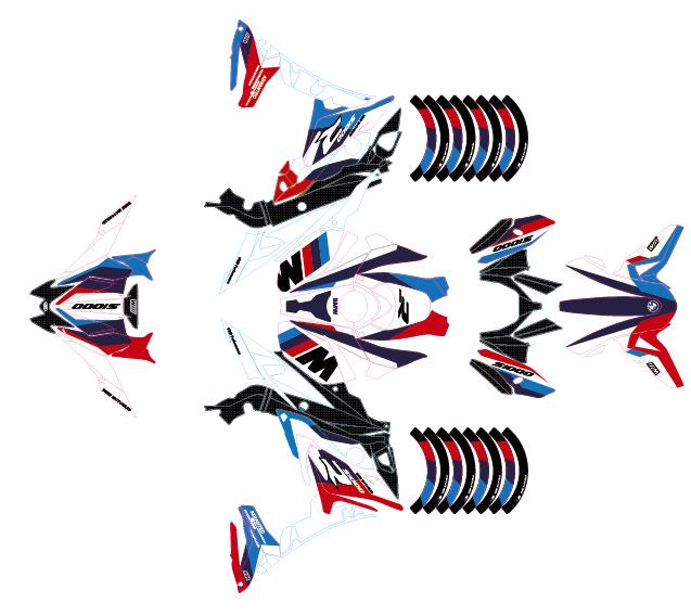 BMW S1000R Graphic Decal Sticker Kit (2-1)