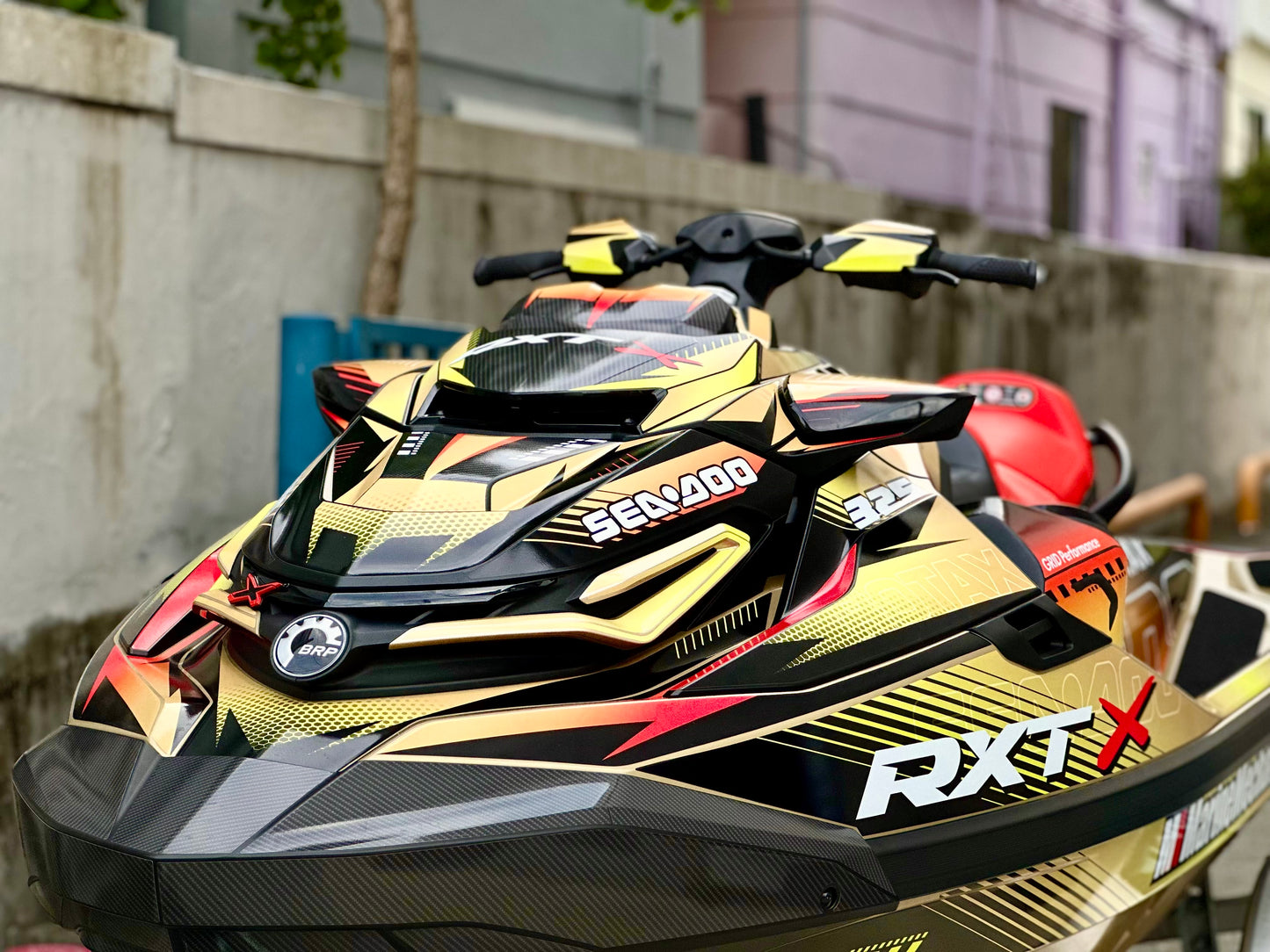 2024~ SEADOO RXP X 325 Graphic Decal Sticker Kit (1.Carbon)