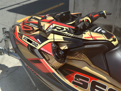 2024~ SEADOO RXT X 325 Graphic Decal Sticker Kit (1.Carbon)