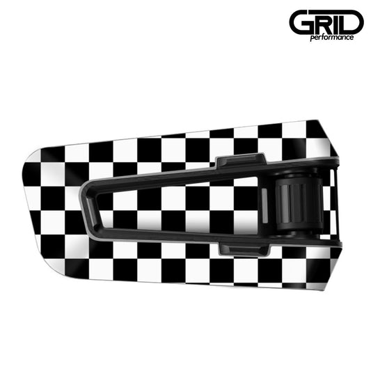 cardo Packtalk PRO Edge Neo Freecom 4X 2X Spirit Packtalk Bold Graphic Decal Sticker Kit (36.checkers)