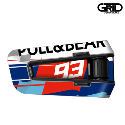 cardo Packtalk PRO Edge Neo Freecom 4X 2X Spirit Packtalk Bold Graphic Decal Sticker Kit (38.SHO Z-7 MARQ POWER UP)