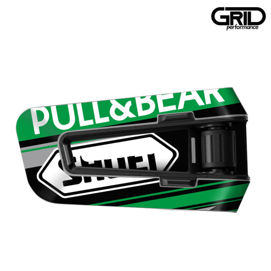 cardo Packtalk PRO Edge Neo Freecom 4X 2X Spirit Packtalk Bold Graphic Decal Sticker Kit (39.SHO Green)