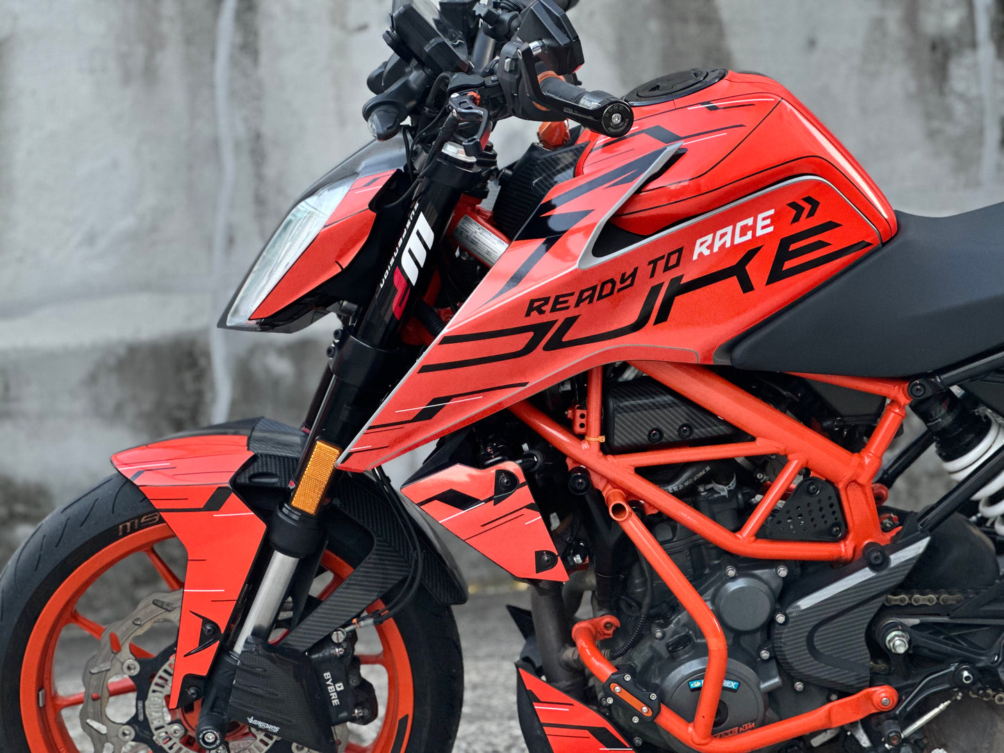 390 DUKE  Graphic Full Decal Kit (1-5)