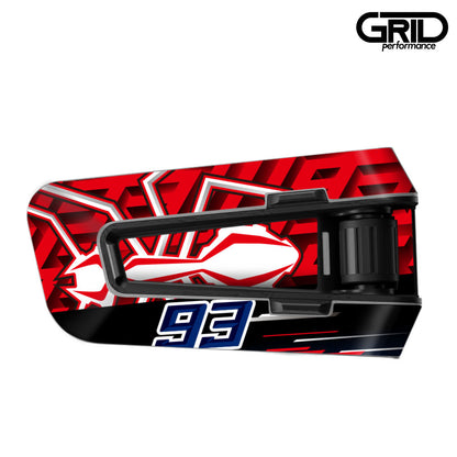 cardo Packtalk PRO Edge Neo Freecom 4X 2X Spirit Packtalk Bold Graphic Decal Sticker Kit (40.SHO X-14 Marqu 5 TC-1)