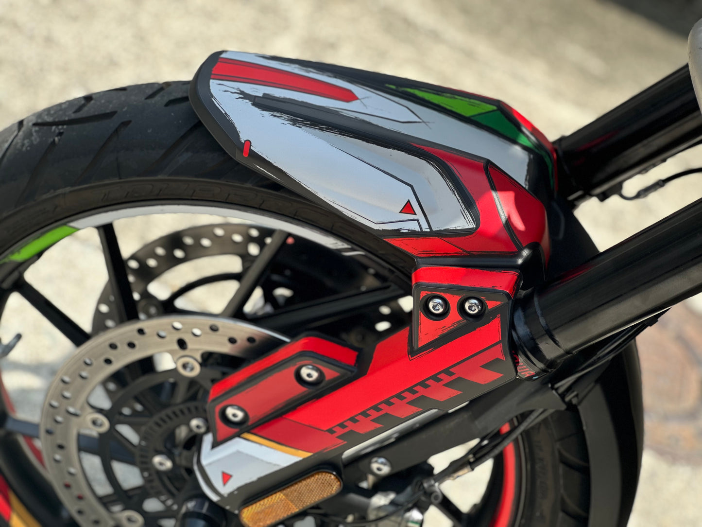 Triumph Tiger 1200 GT Explorer Custom Vinyl Graphic Decal Kit (1-1.Astray)