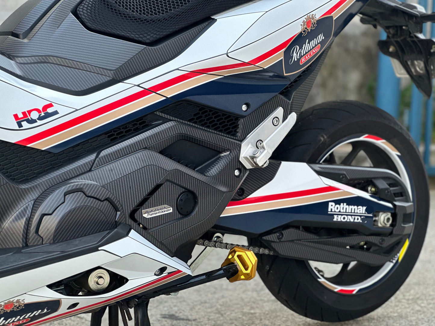 Honda Forza 750 Custom Vinyl Graphic Decal Kit (1-2.ROTHMA Black)