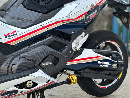 Honda Forza 750 Custom Vinyl Graphic Decal Kit (1-2.ROTHMA Black)