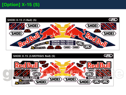 Shoei Helmet Chin Graphic Decal Kit