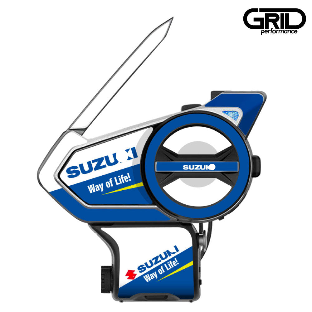 SENA 50S,50C,30K,20S,10C,ST1,SMH-5,50R,RT1,K10,SMH-10,SHOEI Z-8 SRL EXT Graphic Decal Sticker (20.Suzu)