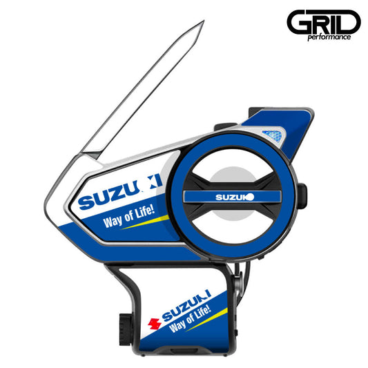 SENA 50S,50C,30K,20S,10C,ST1,SMH-5,50R,RT1,K10,SMH-10,SHOEI Z-8 SRL EXT Graphic Decal Sticker (20.Suzu)