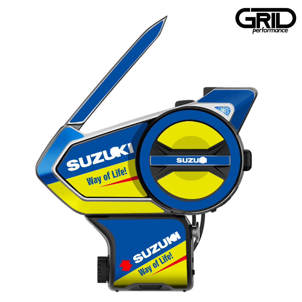 SENA 50S,50C,30K,20S,10C,ST1,SMH-5,50R,RT1,K10,SMH-10,SHOEI Z-8 SRL EXT Graphic Decal Sticker (20-1.Suzu)