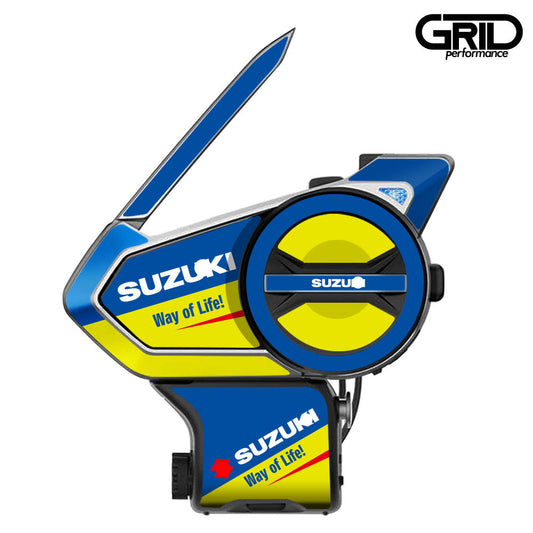 SENA 50S,50C,30K,20S,10C,ST1,SMH-5,50R,RT1,K10,SMH-10,SHOEI Z-8 SRL EXT Graphic Decal Sticker (20-1.Suzu)