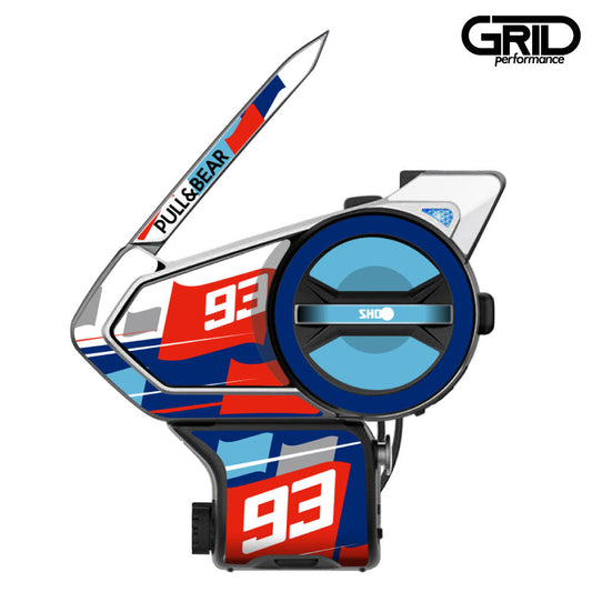 SENA 50S,50C,30K,20S,10C,ST1,SMH-5,50R,RT1,K10,SMH-10,SHOEI Z-8 SRL EXT Graphic Decal Sticker (38.SHO Z-7 MARQUEZ POWER UP)