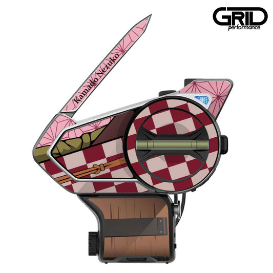 SENA 50S,50C,30K,20S,10C,ST1,SMH-5,50R,RT1,K10,SMH-10,SHOEI Z-8 SRL EXT Graphic Decal Sticker (43.Nezu)