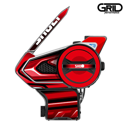 SENA 50S,50C,30K,20S,10C,ST1,SMH-5,50R,RT1,K10,SMH-10,SHOEI Z-8 SRL EXT Graphic Decal Sticker (46.SHOE X-14 Aeronyne)