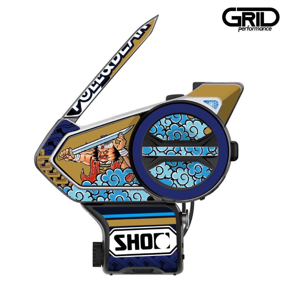 SENA 50S,50C,30K,20S,10C,ST1,SMH-5,50R,RT1,K10,SMH-10,SHOEI Z-8 SRL EXT Graphic Decal Sticker (47.SHOE X-14 Marque Motegi 3)