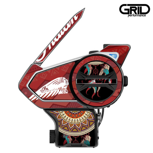 SENA 50S,50C,30K,20S,10C,ST1,SMH-5,50R,RT1,K10,SMH-10,SHOEI Z-8 SRL EXT Graphic Decal Sticker (60.indian)