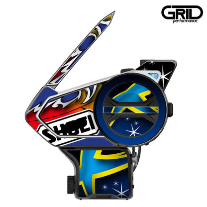SENA 50S,50C,30K,20S,10C,ST1,SMH-5,50R,RT1,K10,SMH-10,SHOEI Z-8 SRL EXT Graphic Decal Sticker (67.SHOE X-14 Norick 04 TC-2)