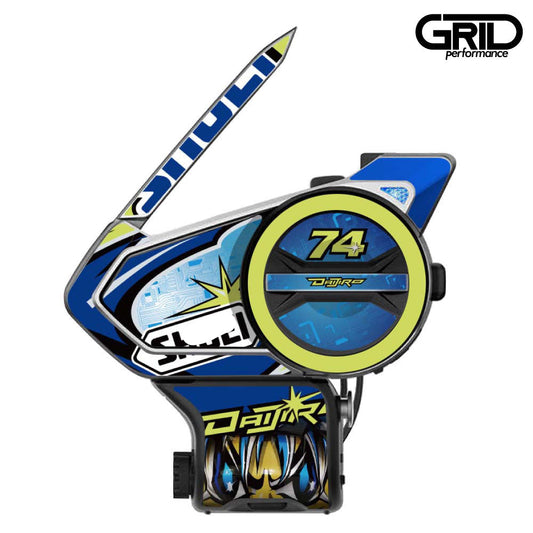 SENA 50S,50C,30K,20S,10C,ST1,SMH-5,50R,RT1,K10,SMH-10,SHOEI Z-8 SRL EXT Graphic Decal Sticker (87.SHO X-14 Daijiro TC-3)