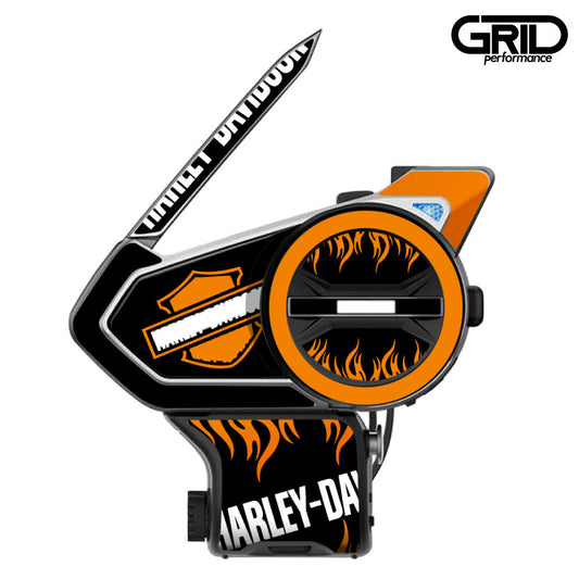 SENA 50S,50C,30K,20S,10C,ST1,SMH-5,50R,RT1,K10,SMH-10,SHOEI Z-8 SRL EXT Graphic Decal Sticker (91.Harley)