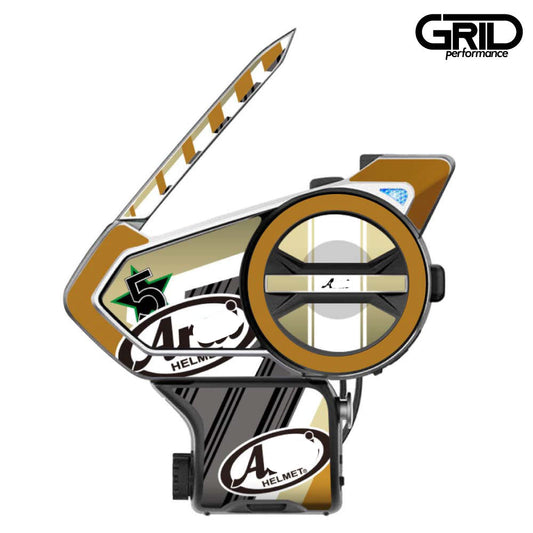 SENA 50S,50C,30K,20S,10C,ST1,SMH-5,50R,RT1,K10,SMH-10,SHOEI Z-8 SRL EXT Graphic Decal Sticker (95.Ara RX-7X Rea-V5)