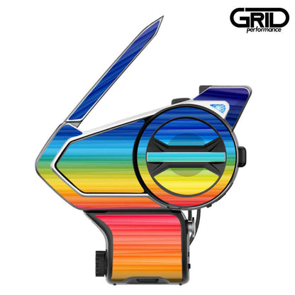 SENA 50S,50C,30K,20S,10C,ST1,SMH-5,50R,RT1,K10,SMH-10,SHOEI Z-8 SRL EXT Graphic Decal Sticker (98.rainbow)