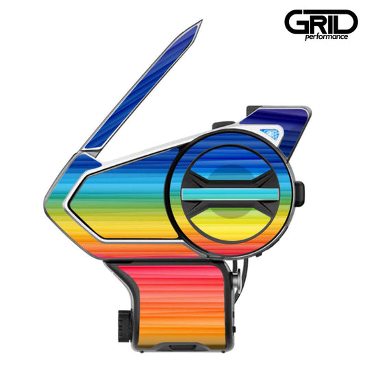 SENA 50S,50C,30K,20S,10C,ST1,SMH-5,50R,RT1,K10,SMH-10,SHOEI Z-8 SRL EXT Graphic Decal Sticker (98.rainbow)