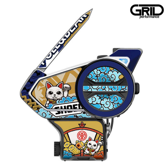 SENA 50S,50C,30K,20S,10C,ST1,SMH-5,50R,RT1,K10,SMH-10,SHOEI Z-8 SRL EXT Graphic Decal Sticker (99.SHO X-14 Marquez Motegi 3)