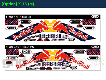 Shoei Helmet Chin Graphic Decal Kit