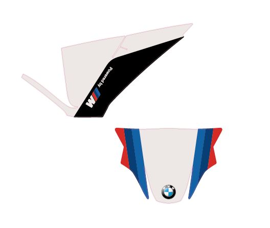 BMW C400GT Custom Vinyl Graphic Decal Kit (6-1.M #1221)